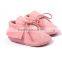 2016 Fashion Newborn Unisex Infant Baby Lace-up Mocassins Soft Sole Anti-Slip Tassels Prewalker Toddler Shoes
