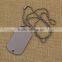 Custom souvenir printing aluminum army dog tags