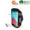 China manufactorer custom sports running adjustable pu phone armband case