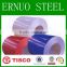 201/304/430 stainless color coated steel coil