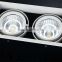 High quality twin gimbal led downlighting warranty 3 years 2x30w led cob grille light