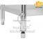 Britain Standard rustproof Stainless Steel Work Table 100x70cm with Upstand adjustable stands