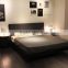 European classic style leather wood bed (A-B37)
