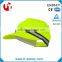 lime green adjustable hook and loop closure reflective cap for adult unisex