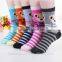 lovely funky cartoon character funny pattern kids socks for children