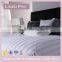 100% Cotton Hotel Bedding Sets, White Satin Stripe Hotel Linen