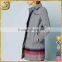 2016 New arrival custom print two pocket zipper and button hoody women casual coat                        
                                                Quality Choice