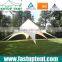 Alumium pole Star Shape Tent for farden or park shade use with white PVC fabric