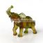 gold ingot elephant colored glaze lucky elephant home decoration
