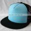 Various color 100% polyester sample free flat cap/ snapback trucker cap