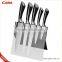 2016 hot sale Stainless Steel kitchen Knife Set With Acrylic Stand                        
                                                Quality Choice