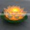 battery operated waterproof swimming pool led floating plastic flowers