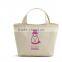 OEM manufacturer 100% cotton shopping bag white lightweight canvas simple style tote bag