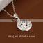 Wholesale clear zircon stone 925 sterling silver viking jewelry