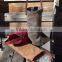 Custom Reusable Waxed Canvas Wine Tote Pattern With Leather Trim