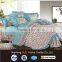 2015 100% cotton new products Korea bright color duvet cover set