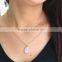 Latest Model Simple Crystal Fashion Necklace Women Charm Choker Chunky Statement Necklace Jewelry