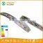 high lumen 2835 led strip waterproof with semi silicone tube with glue