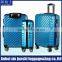 Diagonal Stripes Pattern ABS PC Zip Lock Bags Luggage Bags With Luggage Wheel