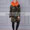 Unisex real faux fur lined parka 2016 jacket with large raccoon fur collar                        
                                                                                Supplier's Choice
