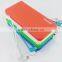 Built in usb cable power bank,mobile power bank 6000mah