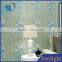 European Pastoral Wallpaper Stripes 3D Non-woven Wallpaper Concrete Wall