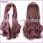 In Stock Cosplay Wig Long Purple Curly Body Wave Wigs