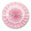 Baby Pink Hanging Paper Fans Paper Lace Doilies Rosettes Wedding stage party supplier