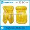 customised sports pvc inflatable baby swim vest, inflatable water kids life-saving jacket