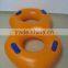 Factory custom logo inflatable single water slide tube amusement park tube river
