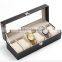 6 Slots Luxury Leather Watch Box