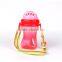 new and hot kid children pp 300ml straw school drinking bottle with adjustable rope