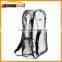 Front zippered pocket transparent teenager backpack