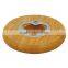 Cute fashional style natural handmade customized wooden cup mat coaster
