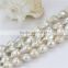 Pearl manufacturer freshwater pearl strand 15mm grade A+ nucleated genuine pearl strand