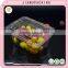 Clear plastic clamshell fruit packaging