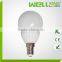 CE RoHS FCC 4W 300lm 45 mm E27 ceramic led bulb e14, led lamp e14