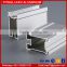 Anodized sand blasting aluminum section for window and door