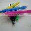 Hot selling MOQ 2000 PCS MIX COLORED STUDENTS STATIONARY PLASTIC BALLPEN