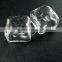 24mm transparent square shape glass dome cabochon with 3mm hole bottle DIY jewelry supplies 3070067