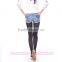 2015 New Fashion Beautiful Sexy Black Pantyhose, White Dots Women Pantyhose