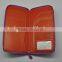 pu leather atm card holder with zipper