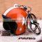 New multi color helmet keychain cheap alloy keychain metal keychain pilot helmet custom keychain