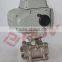 220v ac stainless steel thread electric actuator 4 20ma valve
