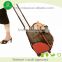 Sling fashion outdoor popular pet product dog carrier with wheels