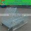 Stacking steel pipe storage rack wire mesh container