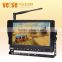 Wireless Camera Monitor System for Grain Cart, Horse Trailer, Livestock, Tractor, Combine, RV