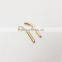 High quality small through-hole copper plating bend brass pipe fitting