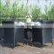 Outdoor Round Rattan Table with 6 Chairs, Round Garden Table