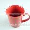 Ceramic Mug Factory Red Colored Promotion Mug /promotional Coffee Mugs Stock Cheap Price
